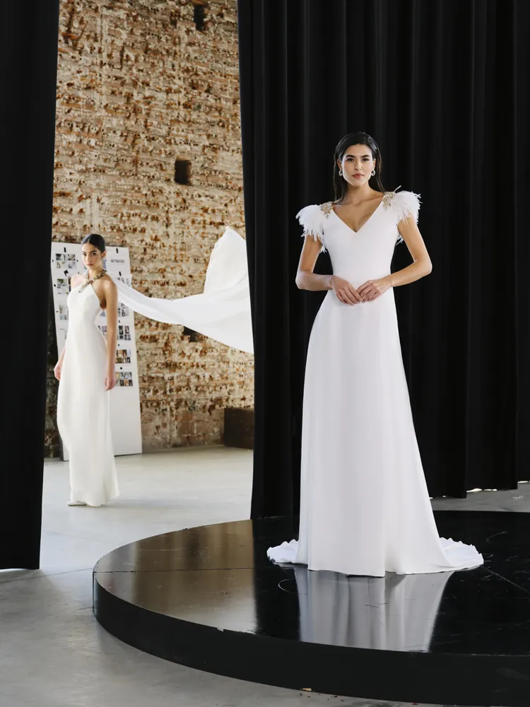 vestidos de novia 2026 el clavel vestido de novia modelo covadonga Silvia Fernandez Toledo