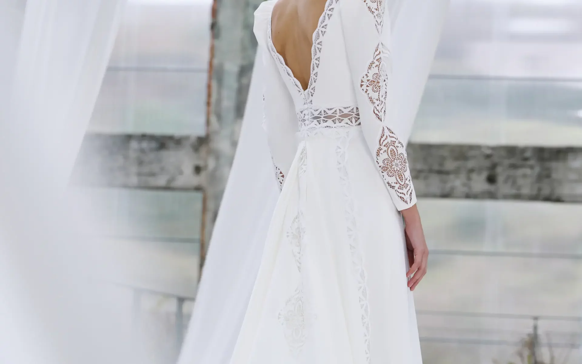 vestidos de novia 2026 el clavel vestido de novia modelo calma Silvia Fernandez Toledo