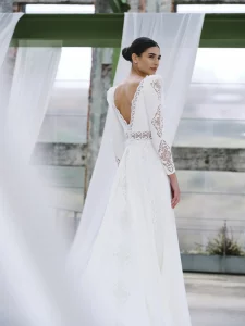 vestidos de novia 2026 el clavel vestido de novia modelo calma Silvia Fernandez Toledo